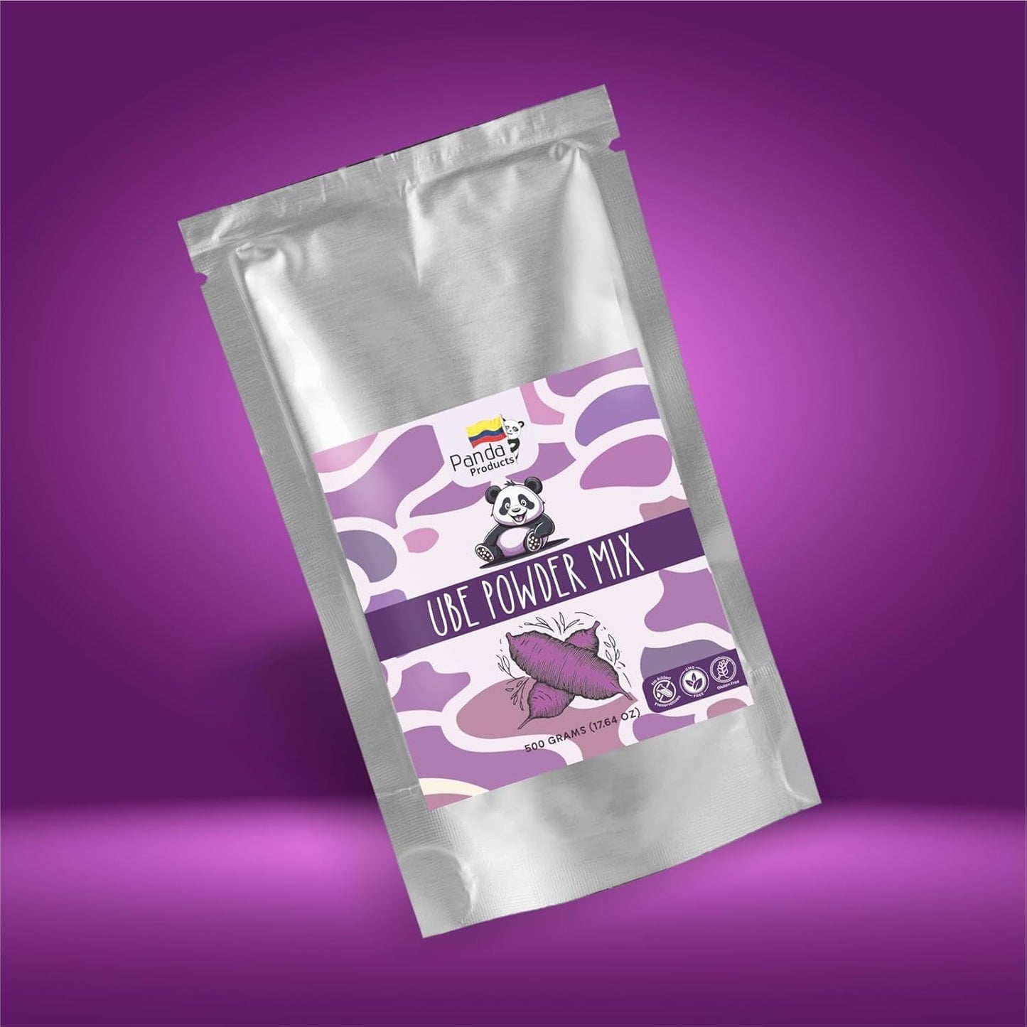 Ube Powder | Ideal for Bubble Teas, Smoothies, Slushes and Desserts | 17.64 oz | by Panda Products