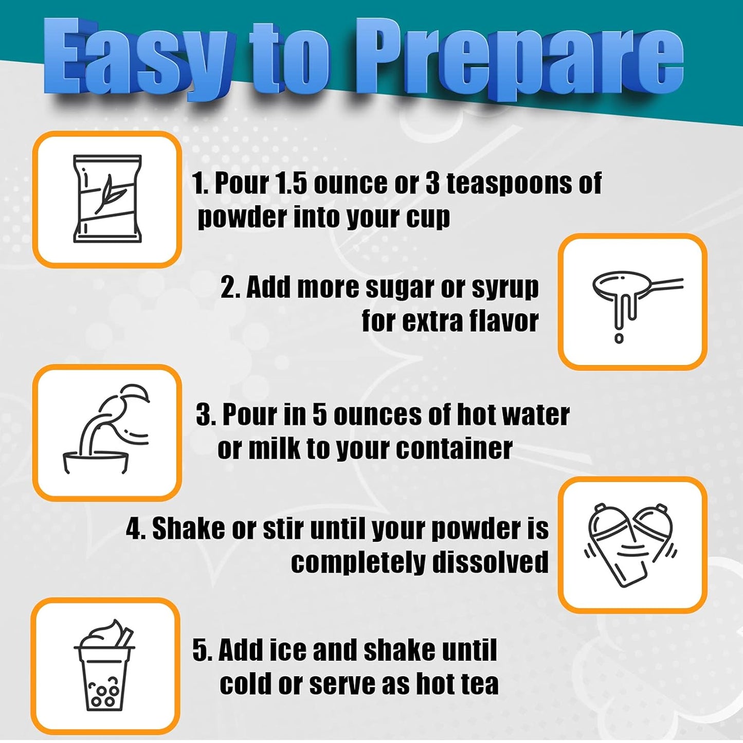 Fusion Select 2.2lb Lychee Tea Powder Flavored-3-in-1 Drink Powder with Cream & Sugar - Instant Pre-Mixed Beverage for Hot or Cold Blends or Yummy Frappes Bubble Tea, Boba Tea Lychee