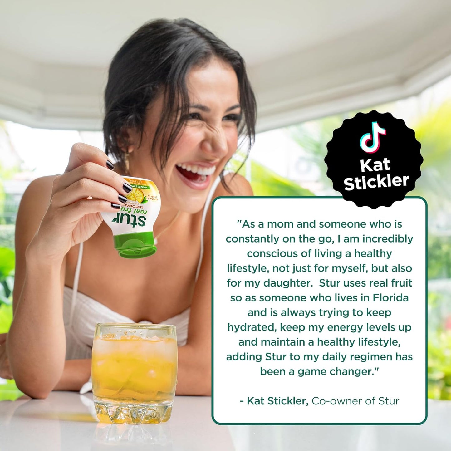 Stur Liquid Water Enhancer | Lemonade | Naturally Sweetened | High in Vitamin C & Antioxidants | Sugar Free | Zero Calories | Keto | Vegan | 5 Bottles, Makes 120 Drinks