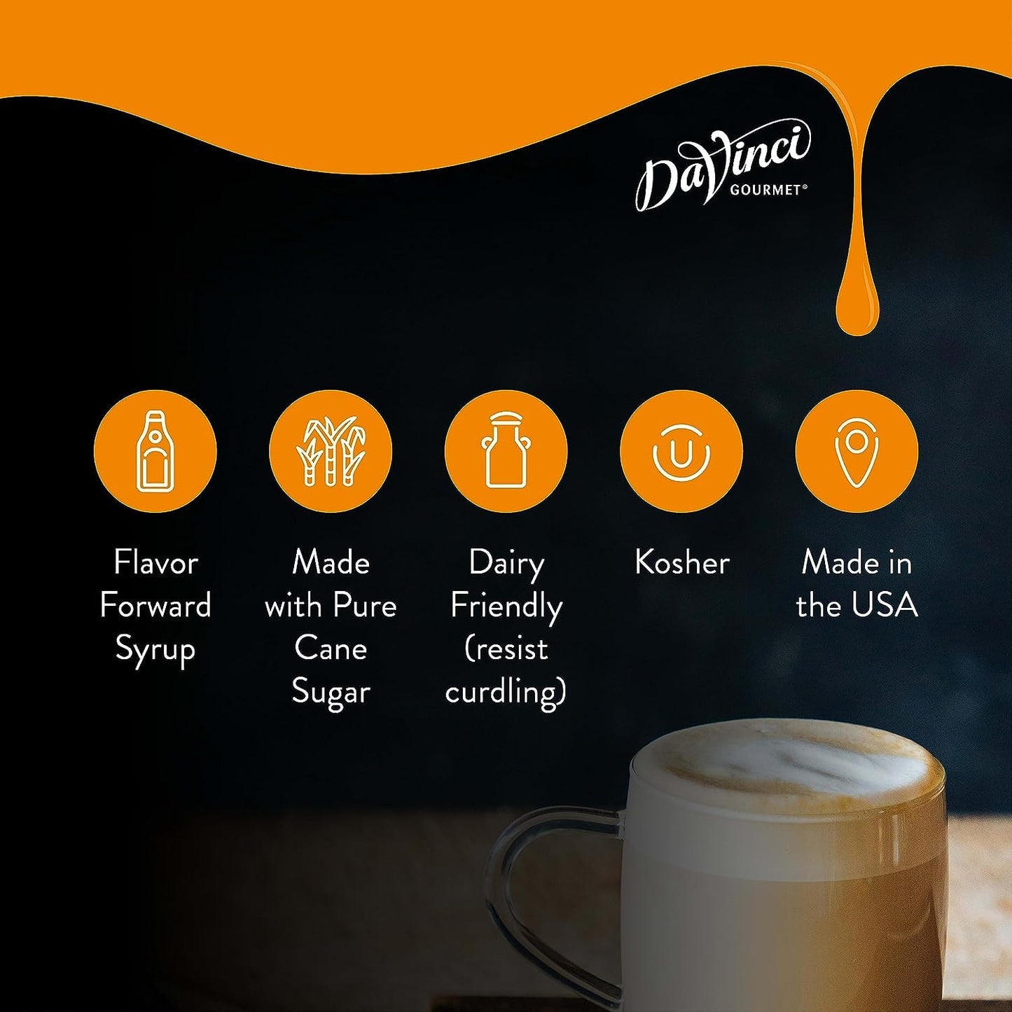 DaVinci Gourmet Classic Caramel Syrup, 25.4 Fluid Ounces (Pack of 1)