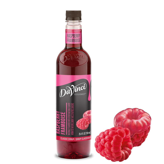 DaVinci Gourmet Classic Raspberry Syrup, 25.4 Fluid Ounces (Pack of 1)
