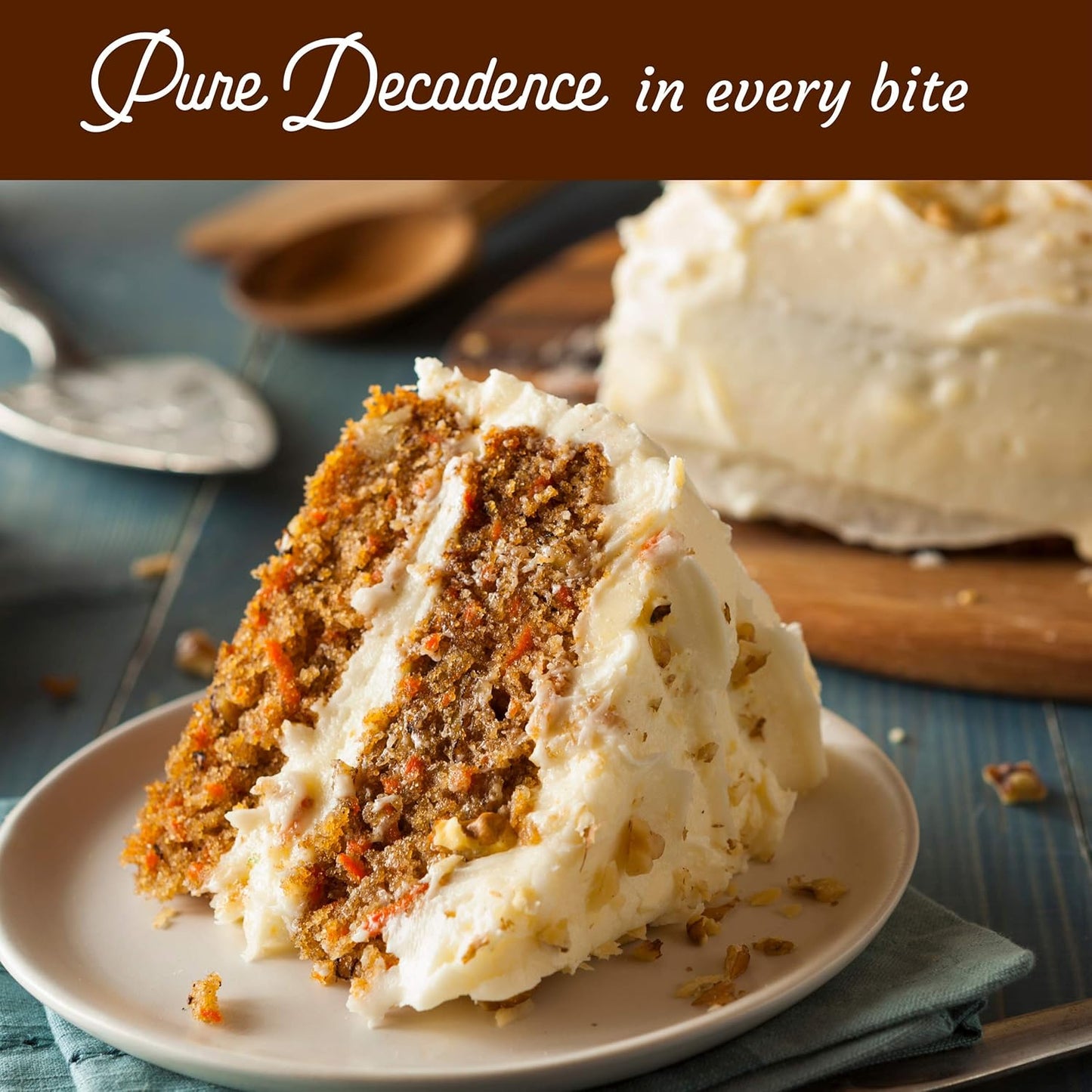 Sweet Logic Keto Baking Mix - Carrot Cake - Gluten-Free - Dairy Free - Diabetic-Friendly - High Protein - Allulose - Stevia - Low Sugar - Low Carb - Quick 20-Minute Prep (1-2G Carbs Per Serving)