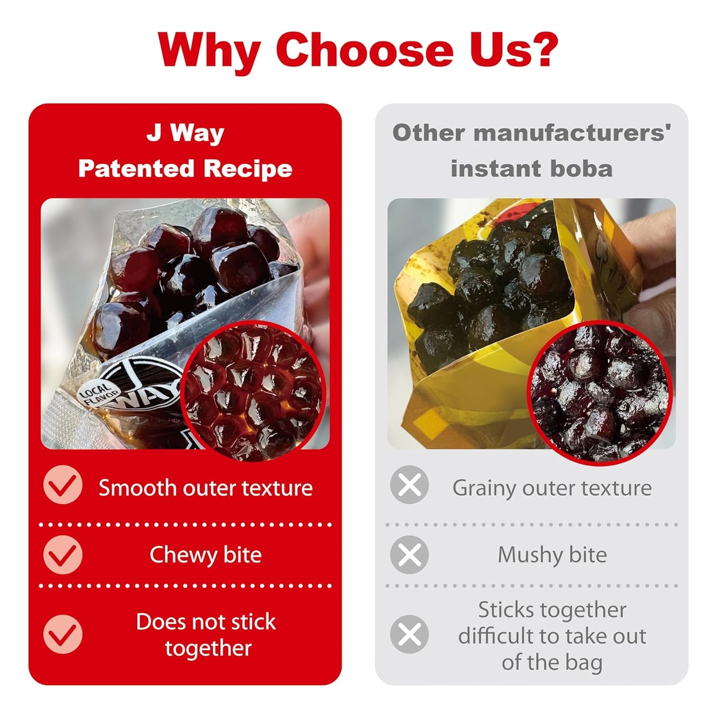 J WAY Instant Boba Bubble Pearl Matcha Milk Tea Kit with Authentic Brown Sugar Tapioca Boba, Ready in Under One Minute, Paper Straws Included - 3 Servings