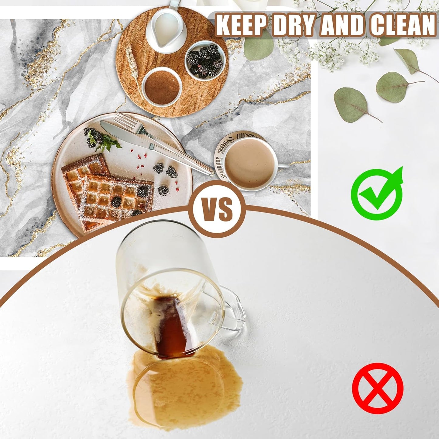 White and Gold Marble Dish Drying Mat for Kitchen Counter Absorbent Hide Stain Coffee Mat Rubber Backed Dish Drainer Rack Pad Espresso Machine Coffee Bar Accessories 15.7 x 23.6 Inch - cafe - crumble.com